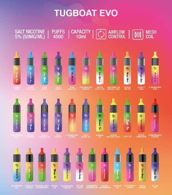 Tug Boat Evo 4500 Puffs