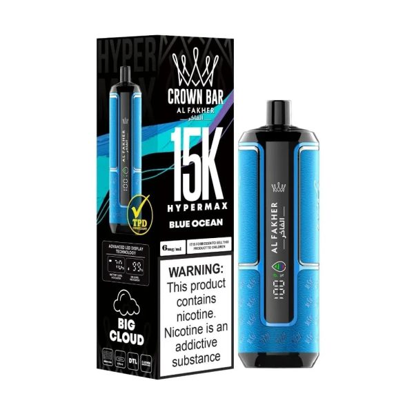 Al Fakher Crown Bar Hypermax 15000 Puffs - Image 3