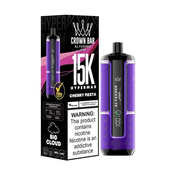 Al Fakher Crown Bar Hypermax 15000 Puffs - Image 5