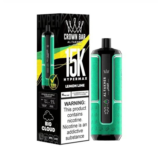 Al Fakher Crown Bar Hypermax 15000 Puffs - Image 8