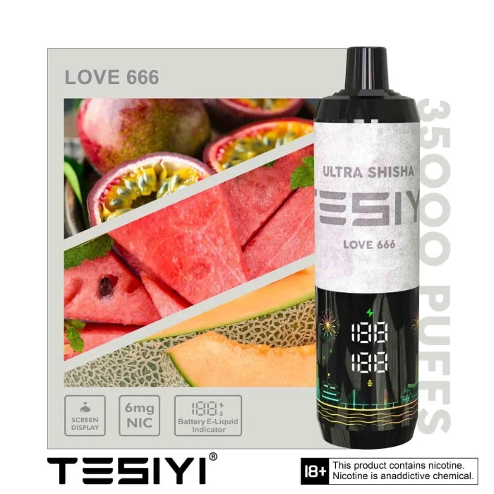 TESIYI Ultra Shisha 35000 Puffs in Dubai UAE - Image 9